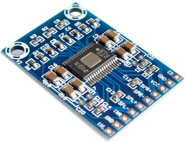 Si Tai&SH XH-M562 Zweikanal-Mini-Digitalverstärker Klasse D mit TPA3116D2 Chip, 2x50W, Blau - Bild 1