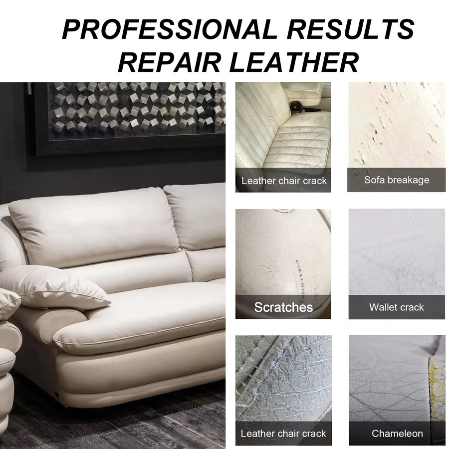 RayHong Lederfarben-Restaurator-Creme-Set zur Reparatur und Politur von Autositzen, Möbeln, Jacken und Schuhen - Bild 5