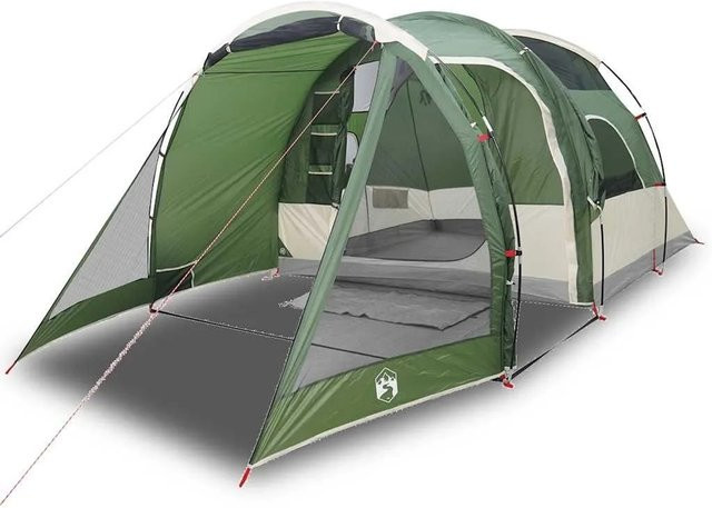 Furnicato Campingzelt Tunnelzelt Grün B/T/H: 483 x 250 x 185 cm - Bild 1