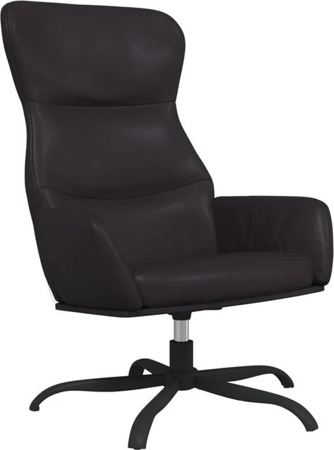 vidaXL Relaxsessel Schwarz aus Kunstleder mit Metallrahmen und 360-Grad-Drehfunktion - Bild 1