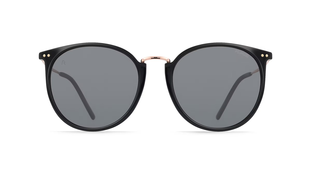 Rodenstock 3333 Sonnenbrille Panto, Vollrand, Kunststoff, Damen, Schwarz, Grau - Bild 1