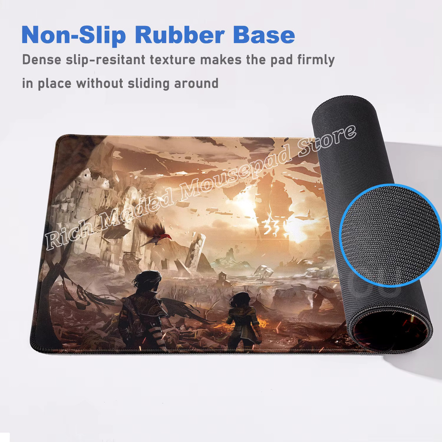 Riccu Clair Obscur Expedition 33 Gamer-Mauspad XXL, Schreibtischmatte Multicolor, B/T: 90 x 40 cm - Bild 2
