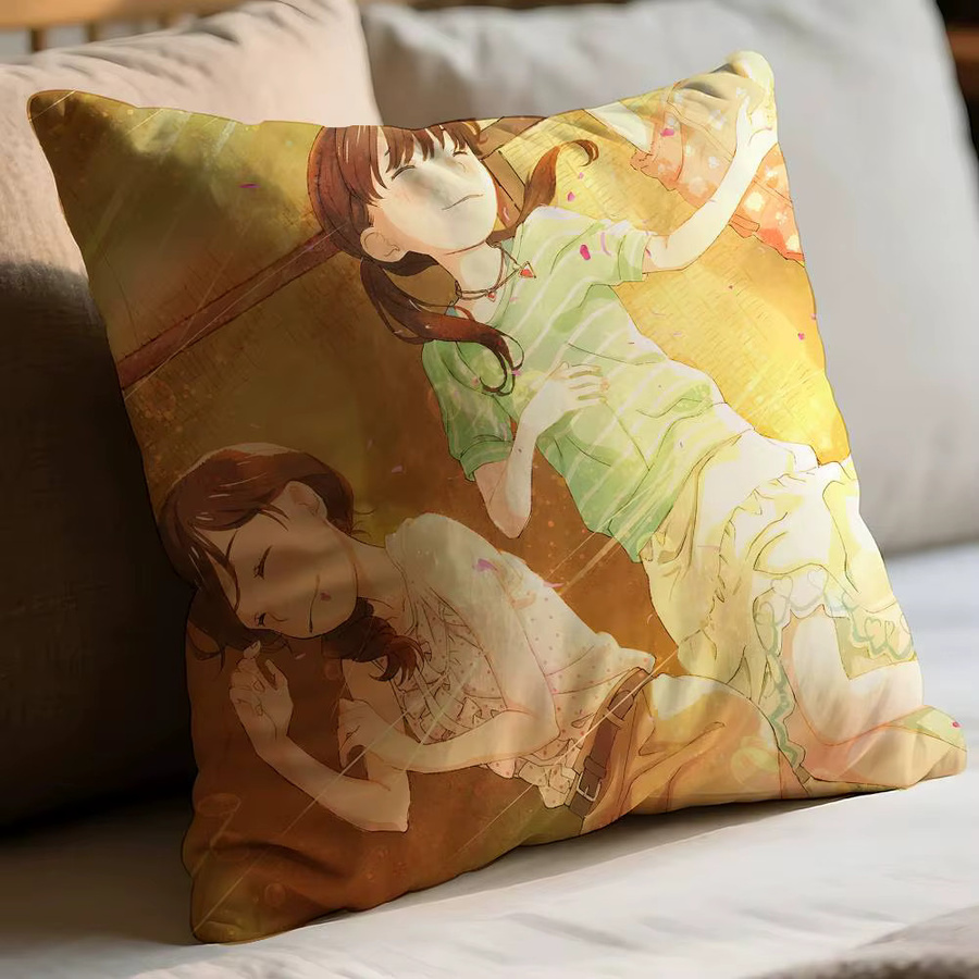 Anime March Comes In Like A Lion Kissenbezug für dein Home Decor, Mehrfarbig, 40 x 40 x 40 cm - Bild 3