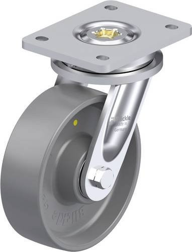Blickle Schwerlast-Lenkrolle LO-PO 160K-ELS in Grau mit 160 mm Rad-Durchmesser und 450 kg Tragfähigkeit - Bild 1