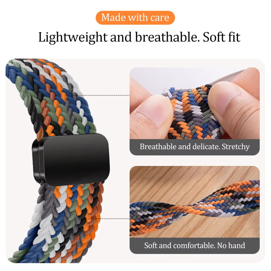 CAOWTAN Uhrenarmband, geflochtenes Nylon, Xiaomi Redmi Watch, Unisex - Bild 3