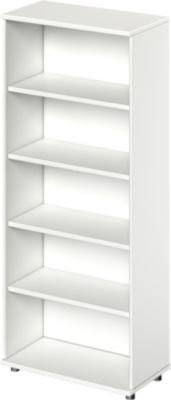 Schäfer Shop Genius Regal TETRIS WOOD, 5 Fachböden, Farbe: Weiß, Breite: 80 cm - Bild 1