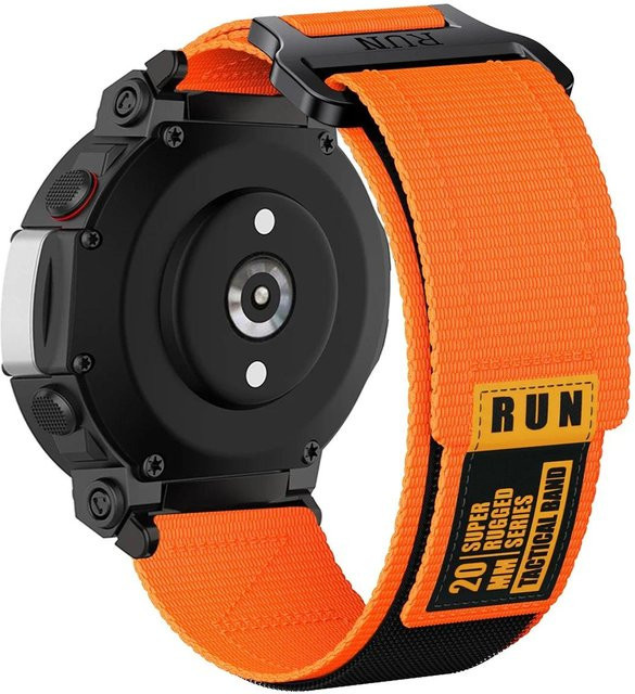 Agood Uhrenarmband Nylon, Orange, Amazfit T-Rex 2, Unisex - Bild 1