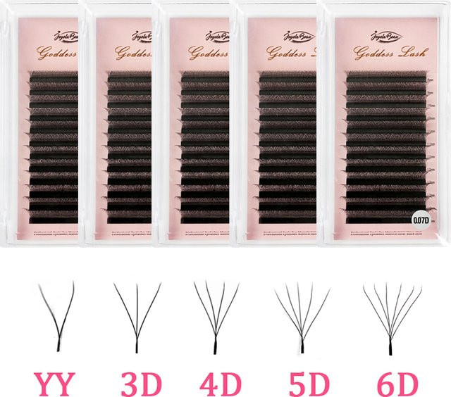 Bloom Lash Goddess W-Fan Wimpernverlängerung, Faux Mink, Black - Bild 1