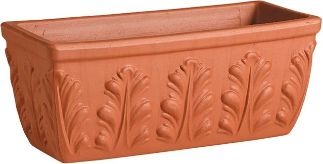 Deroma Pflanzkasten Roma in Cotto Rot mit 42 cm Breite - Bild 1
