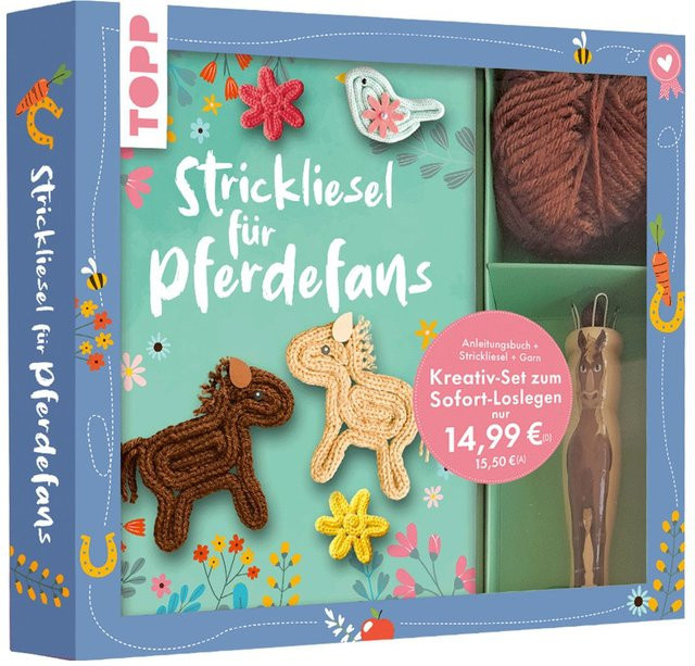 Topp Kreativ-Set Strickliesel für Pferde ab 6 Jahren - Bild 1