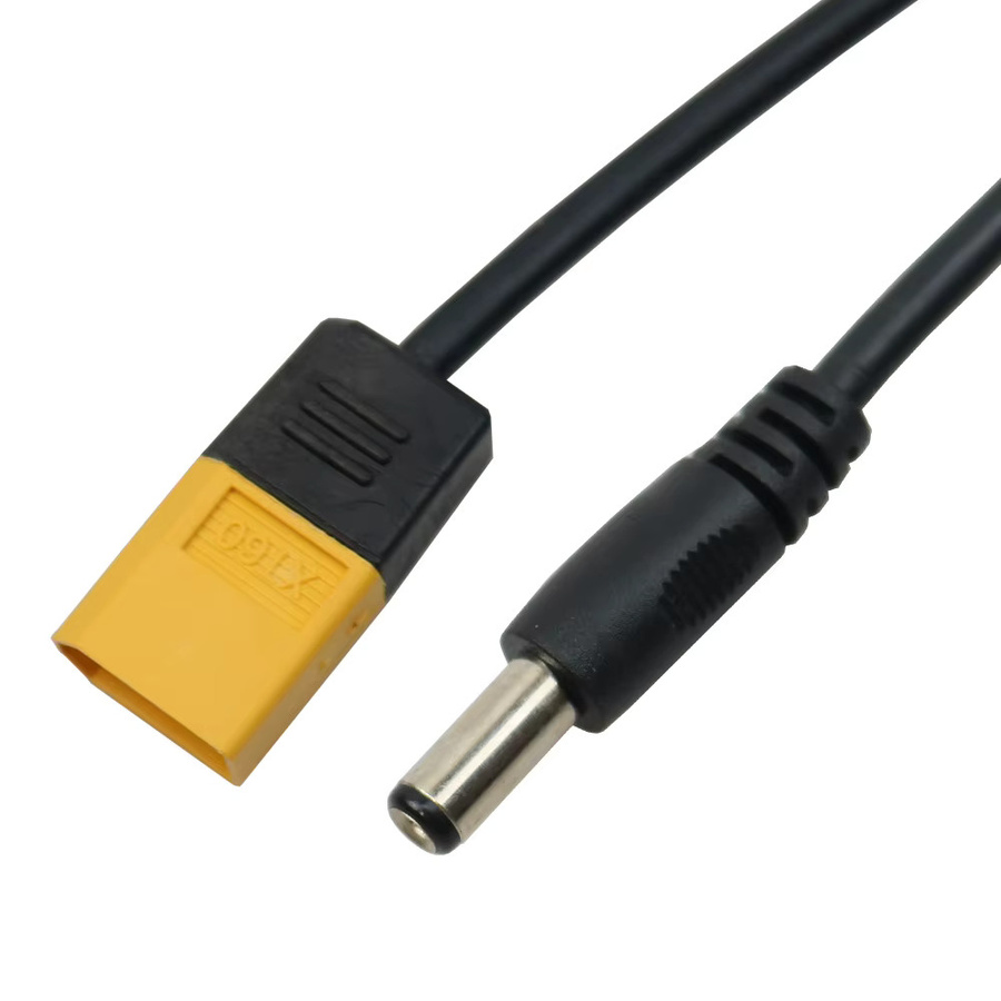 QUECOO Stromkabel mit XT60 Rundstecker auf DC5525/DC5521 Stecker, 45 cm Länge, für Fly FPV Multirotor Reparaturen - Bild 3