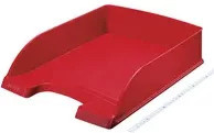 Leitz Briefablage Standard Plus aus Kunststoff in Rot, B: 35,7 cm, T: 25,5 cm, H: 7,0 cm - Bild 1