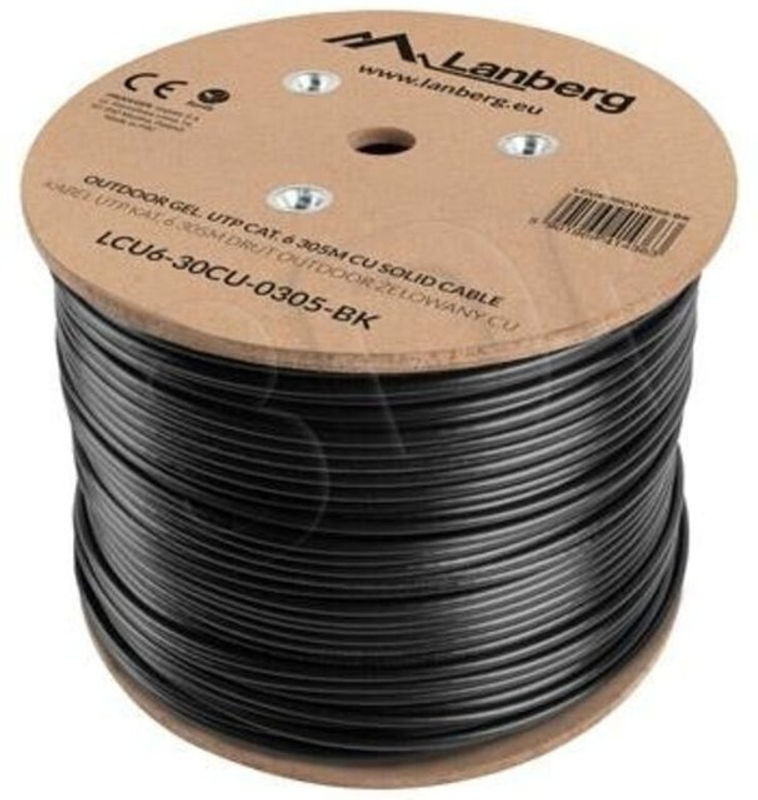 Lanberg Netzwerkkabel Cat6 U/UTP Schwarz 305 m - Bild 2