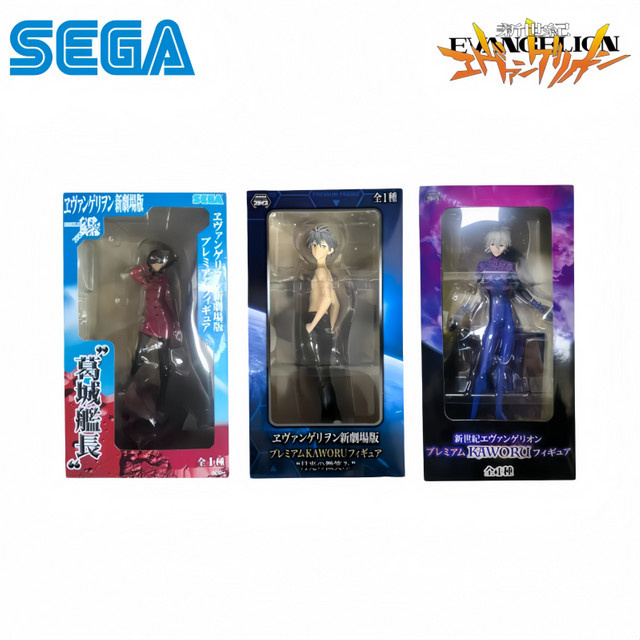 Sega Neon Genesis Evangelion Katsuragi Misato Nagisa Kaworu Statue - Bild 1