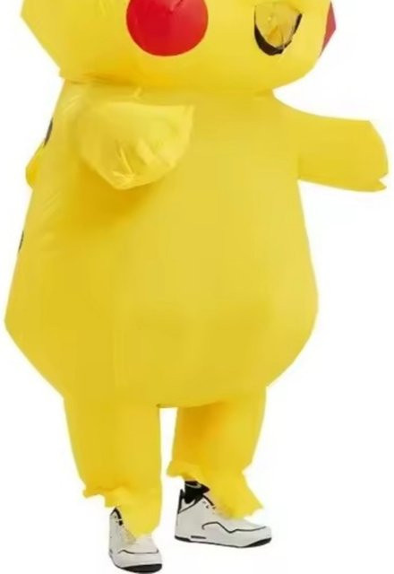 Potdemiel Pokémon Pikachu Aufblasbare Kleidung, Kostüm, Gelb - Bild 1