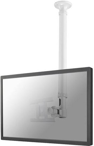 Neomounts Monitor-Deckenhalterung FPMA-C100WHITE für 1 Display, 25,4 cm bis 76,2 cm, Weiß, höhenverstellbar und neigbar - Bild 1