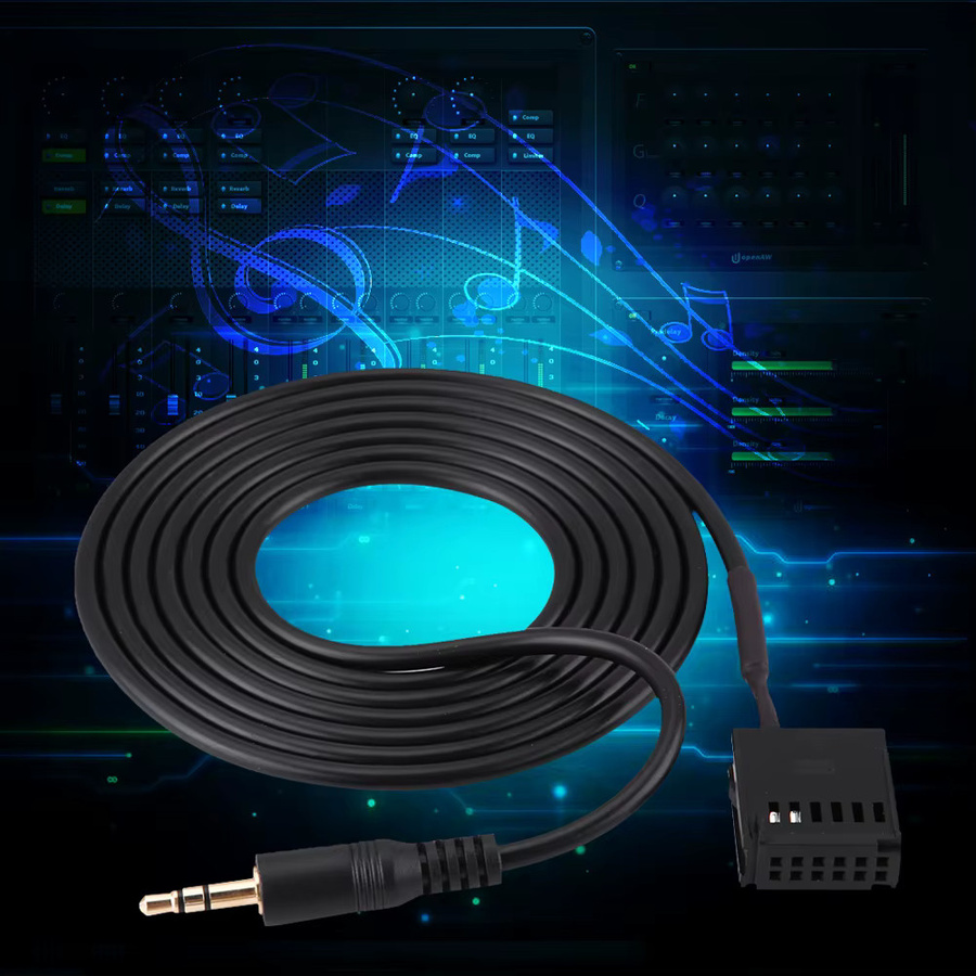 DOACT Car Audio Aux Zusatzkabeladapter für Ford 6000CD Mondeo Fiesta inklusive CD-Entfernungswerkzeug und 3,5 mm Jack AUX-Kabel in Schwarz - Bild 3