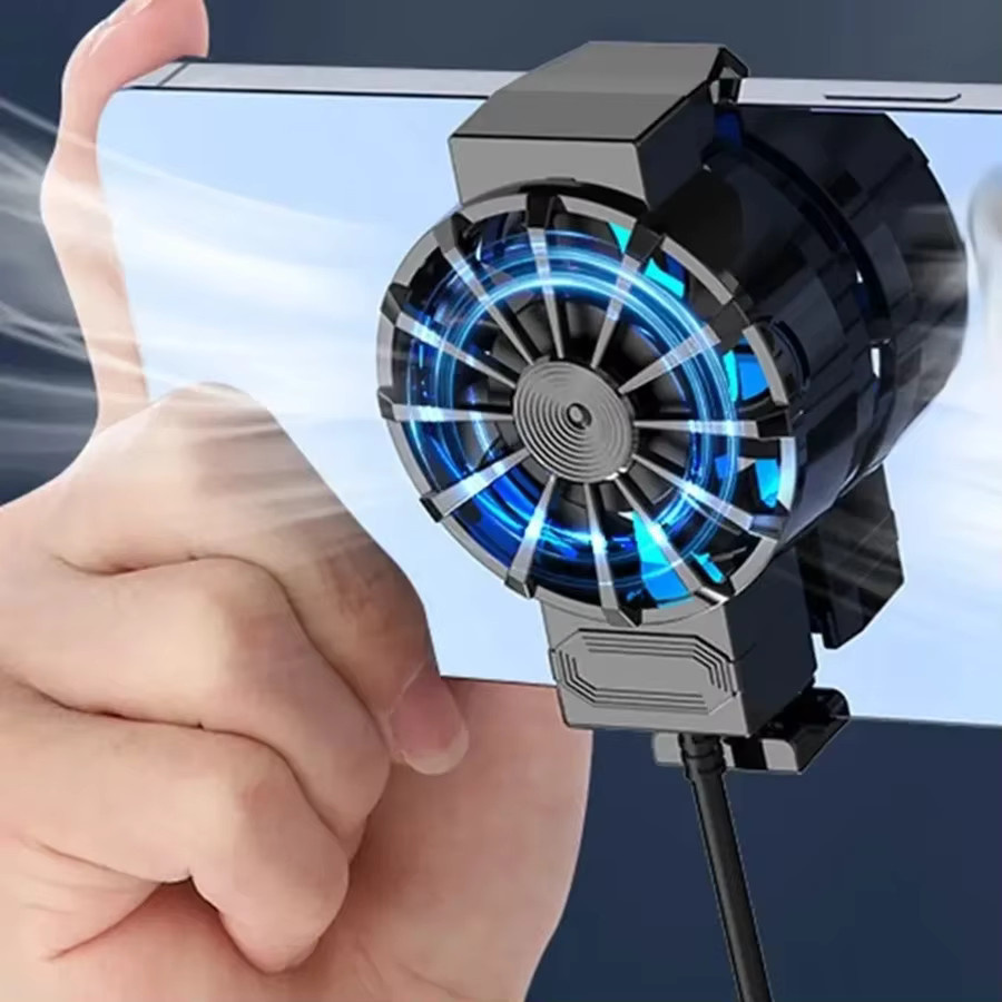Tragbarer Handy-Kühler in Schwarz für Gamer und Technik-Enthusiasten - Bild 5