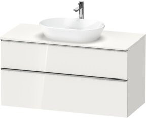Duravit Waschtischunterschrank D-Neo Wandmontage, Weiß Hochglanz, B/T/H: 120 x 55 x 66,4 cm - Bild 1