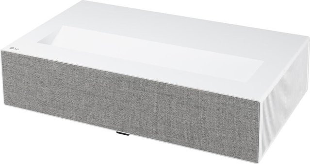 LG HU715QW Ultra-Short-Throw-Projektor 4K UHD Beamer mit 2500 ANSI Lumen, DLP-Technologie und LED-Lichtquelle in Weiß - Bild 1