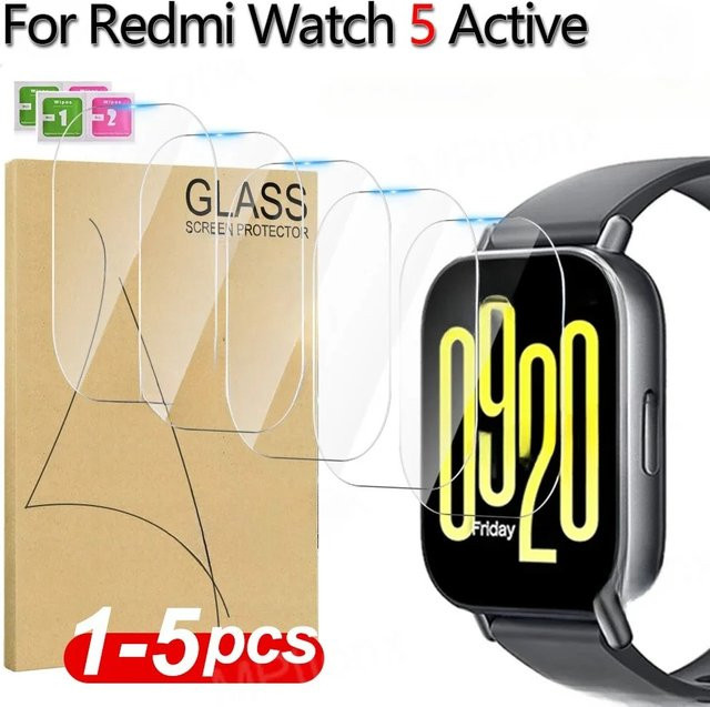CAOWTAN Hydrogel Schutzfilm für Xiaomi Redmi Watch 3 und Redmi Watch 5 Active, transparent, kratzfest - Bild 1