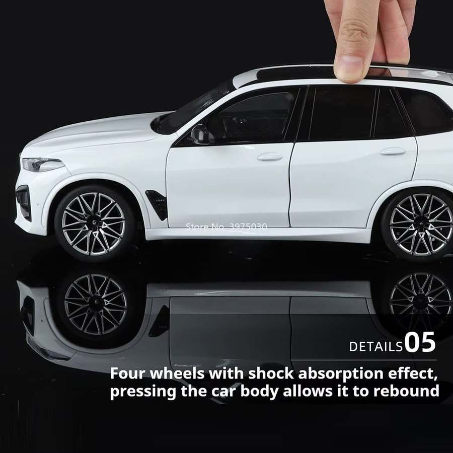 RMZ city X5M 530Li Modelle Autos, 1:18, Metall, mit Rad Lenkung, 6 Türen Geöffnet - Bild 2