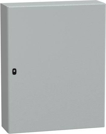 Schneider Electric PanelSeT S3DB NSYS3D10825P Wandschrank aus Stahl in Grau, B: 80 cm, H: 100 cm, T: 25 cm - Bild 1