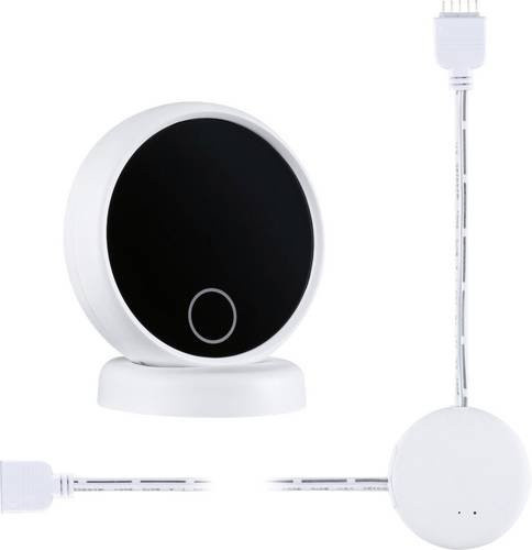 Paulmann MaxLED Home Funk-Touch Sensor LED Wandleuchte mit Dimmer und Fernbedienung, Weiß und Schwarz - Bild 1