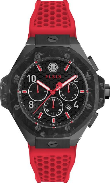 Philipp Plein Chronograph, Edelstahl, Quarz, Schwarz, 46 mm, Herren - Bild 1