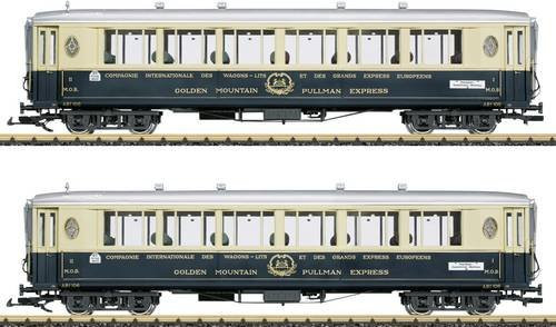 LGB Golden Mountain Pullman Express Salonwagen-Set 2 Spur G - Bild 1