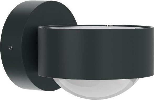 Top Light Puk Mini LED-Wandleuchte in Anthrazit mit mattem Glas und warmweißem Licht (2700K) - Bild 1