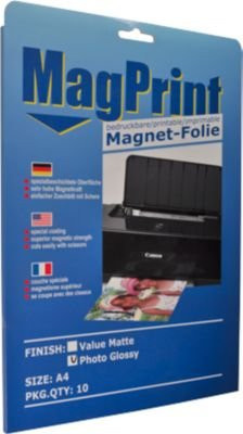 Transparente Magnetfolie aus Vinyl mit Glossy-Finish, 10 cm - Bild 1
