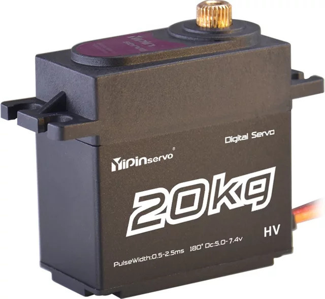 YIPINServo Baja-Servos, Digitalmotor mit Metallgetriebe, für RC-Cars im Maßstab 1/8 1/10 1/12 - Bild 1