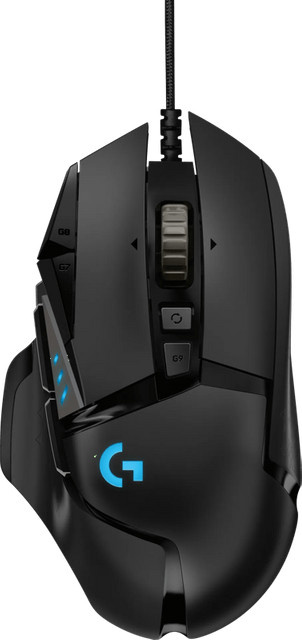 Logitech G502 HERO Gaming-Maus in Schwarz mit 25600 dpi und 11 Tasten - Bild 2