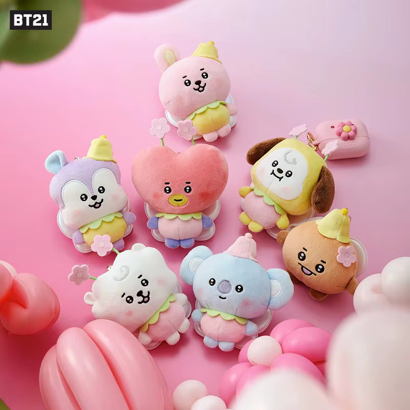 LINE FRIENDS BT21 Koya Shooky Chimmy Cooky Tata, Schlüsselanhänger, Cartoon-Puppe, Einzelfigur - Bild 2