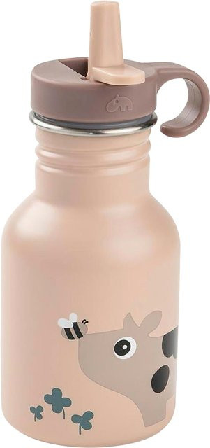 Done By Deer Trinkflasche in Pink und Beige, 350ml - Bild 1