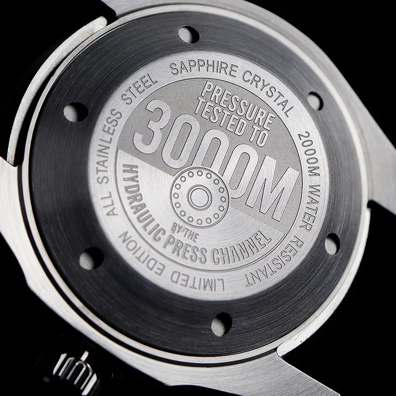 CRONOS Armbanduhr Automatik, Edelstahl, 44 mm, Herren, Blau - Bild 3