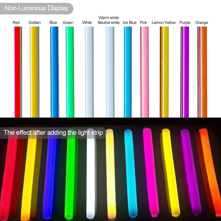 FUNZENXIN Neon-Silikon-LED-Schlauch mit 120 LEDs in Neutralweiß, flexibel und wasserdicht, 6/8mm Durchmesser, DC12V - Bild 3
