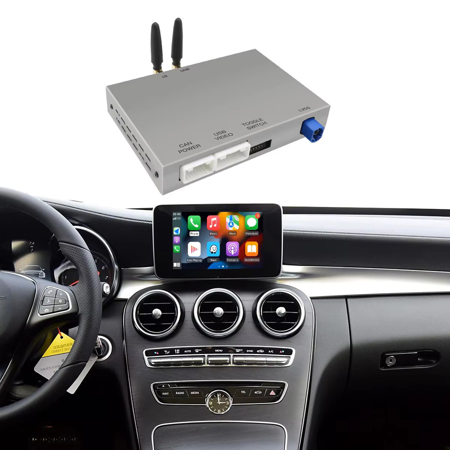 Drahtlose CarPlay und Android Auto Adapter für Mercedes-Benz A B C E Klasse GLA CLA GLC mit NTG 5.0 und Airplay Spiegelung von AUTOABC - Bild 7