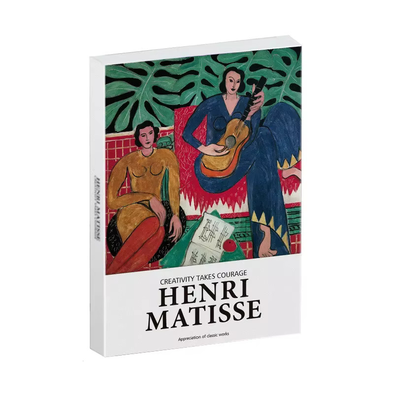 30 Stück Kunstmuseum Postkarten Set mit Umschlägen und Motiven berühmter Künstler wie Matisse, Picasso und Van Gogh in Mehrfarbig - Bild 2