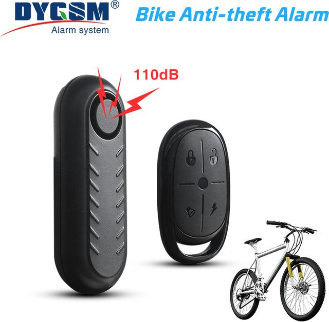 Dygsm Anti-Diebstahl Alarm für Fahrrad und Motorrad mit 113dB, wasserdicht und einstellbare Empfindlichkeit, Farbe: Schwarz - Bild 1