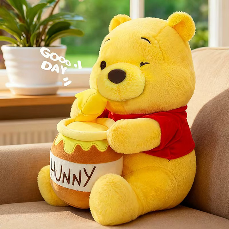 Aoger Winnie The Pooh Plüschfigur, Disney, Gelb - Bild 2