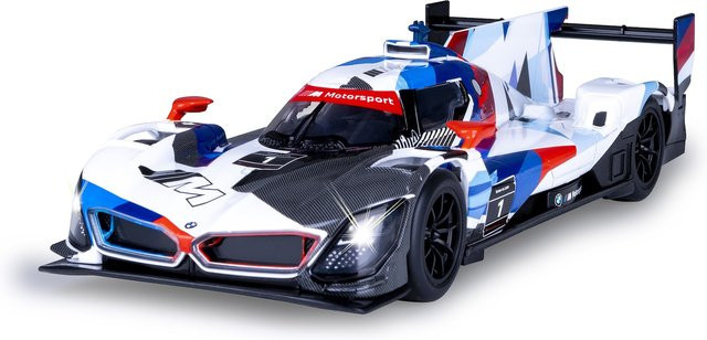 JAMARA BMW M Hybrid V8 Diecast Rennwagen 1:24 blau - Bild 1