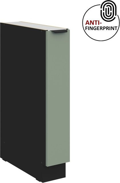 Küchen Unterschrank Schrankauszug ARIA in Aquamarin matt mit Anti-Fingerprint-Beschichtung - Bild 1