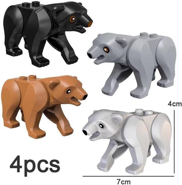 MOC Tier Szene Bausteine Zoo DIY Spielzeug Steine - Bild 1