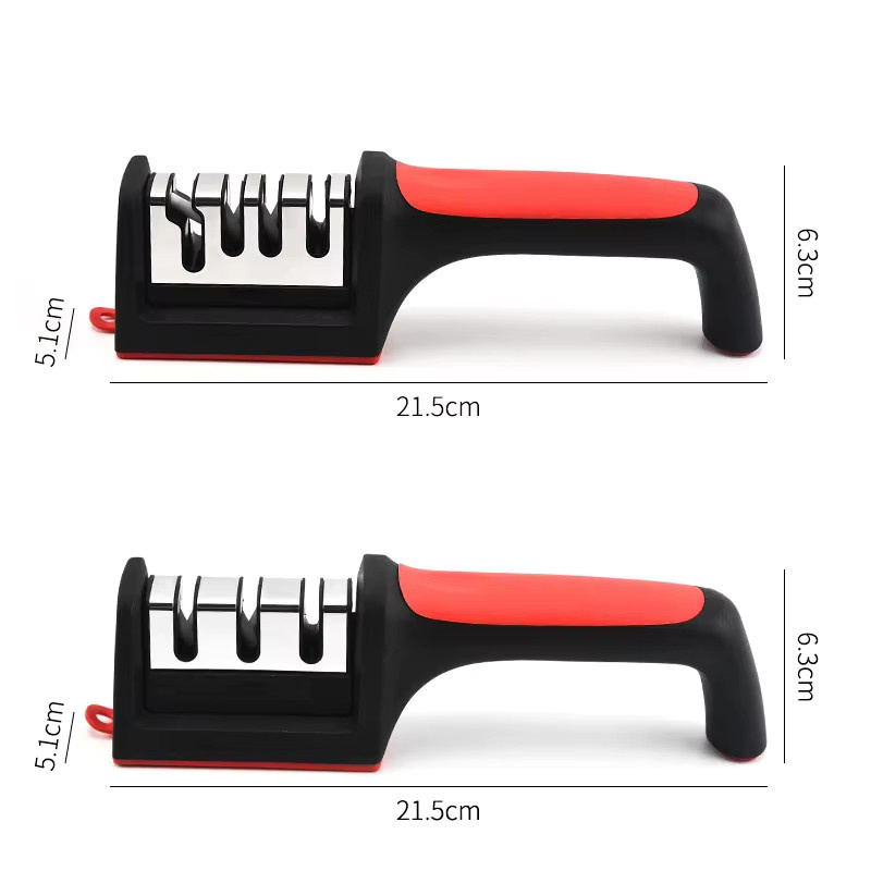 RSCHEF Ergonomischer 4/3-stufiger Messerschärfer in Schwarz - Bild 5