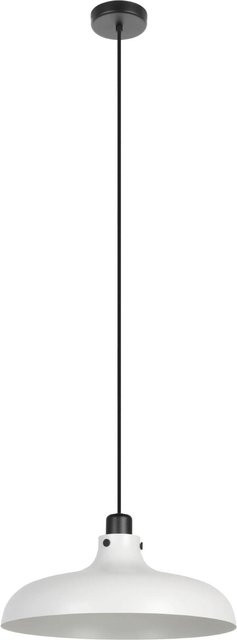 Eglo Pendelleuchte Matlock im Industrie-Design, Farbe Grau-Schwarz, Durchmesser: 38 cm, Höhe: 110 cm - Bild 1