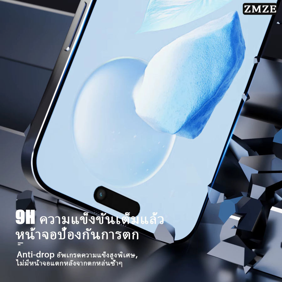 2 Stück Staubfreies Gehärtetes Glas Displayschutzfolie für Xiaomi Redmi Note 15 14 13 12 11 Pro 5G 4G Transparent Hochauflösend Anti-Fingerabdruck - Bild 3