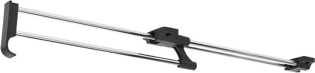 mfySpace Ausziehbare Kleiderstange in Weiß, verstellbarer Kleiderorganisator aus Metall und Kunststoff, Breite: 30 cm - Bild 1