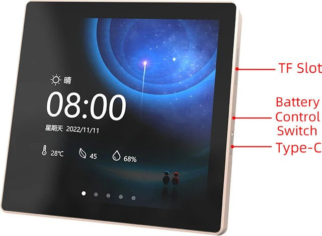 SHCHV ESP32-S3 Smart Display Entwicklungsboard 4,0 Zoll LCD TFT Modul mit WiFi und Bluetooth in Schwarz für Arduino LVGL - Bild 1